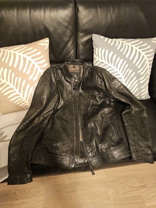 Geaca piele Belstaff marimea 52