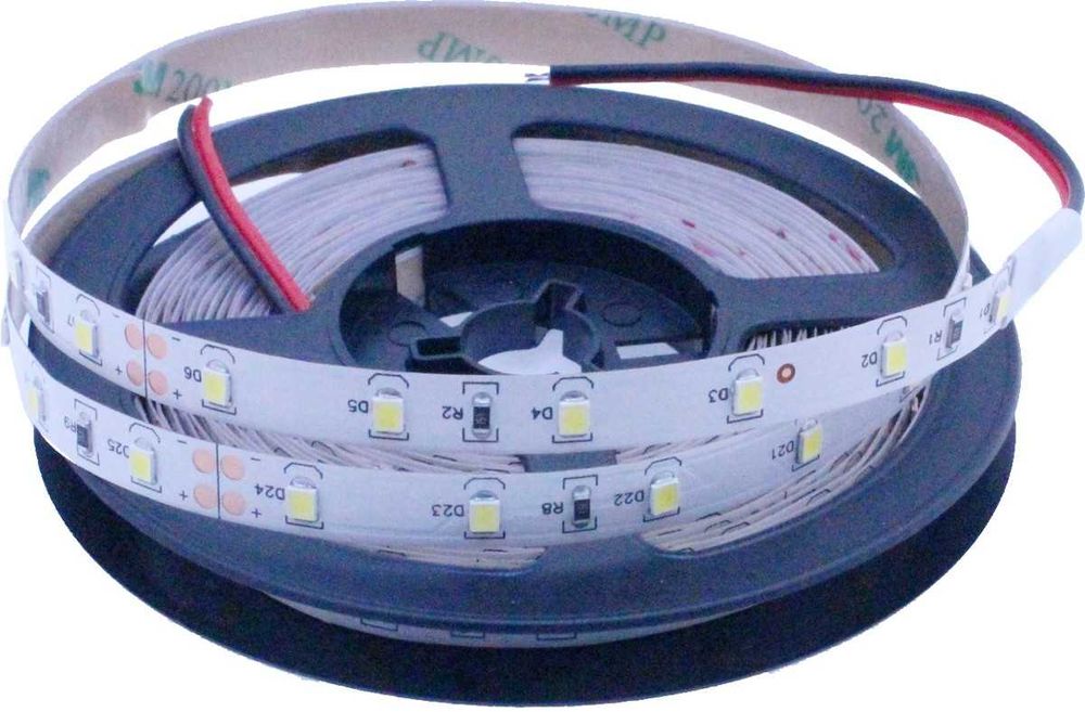 LED Лента 60 SMD 2835 IP20 24V 4000K 4,8W/m 2301