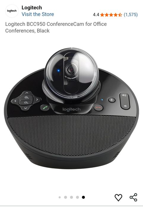 *НОВА* Уеб камера с микрофон LOGITECH BCC 950