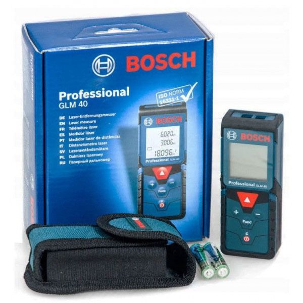 Лазерна ролетка Bosch GLM 40 Professional, 40 м