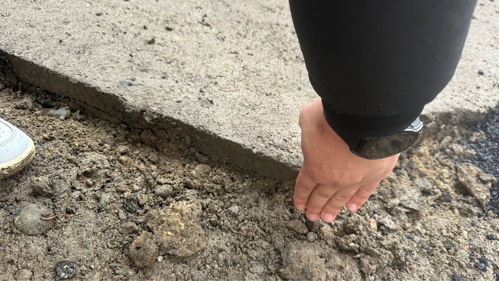 Асфальт асфальтирование бордюр поребрик