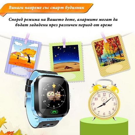 Детски смарт часовник телефон камера smart kids сим карта GPS WIFI SOS