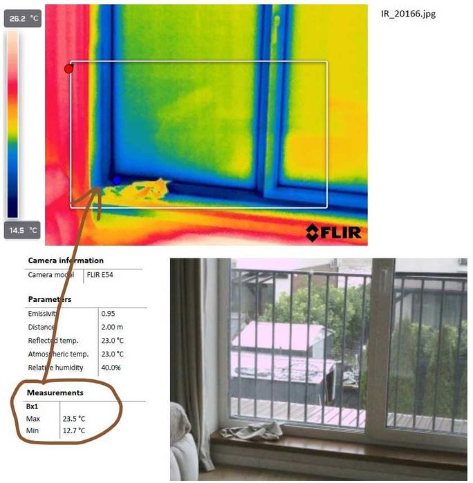 Termografie si testare etansare la aer cu usa suflanta (blower door)