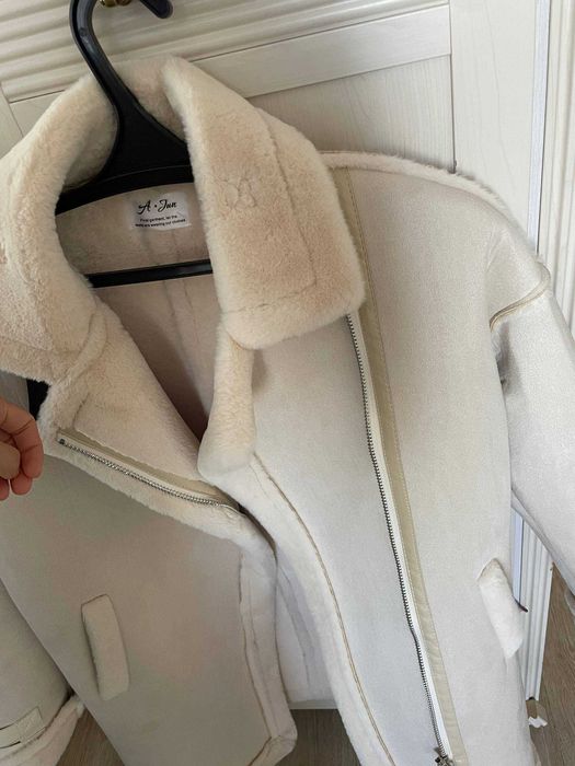 Дубленка Белая Корея