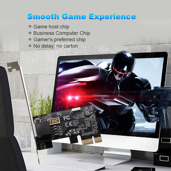 Сетевая карта PCIE на RJ45 1000 Мбит/с, 2500 Мбит/с