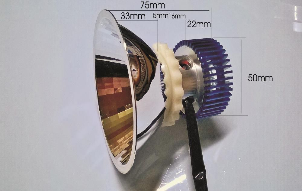 LED Фар с два броя Cob LED къси и дълги светлини