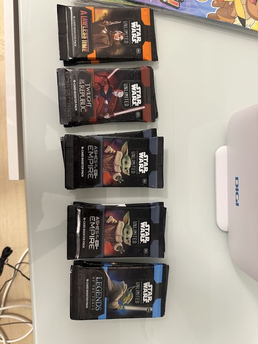 Star wars unlimited TCG колекционерски карти междузвездни войни