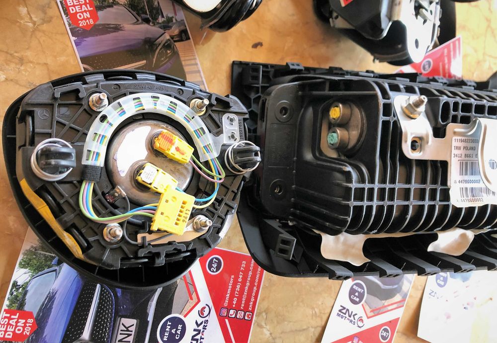 Mercedes Benz V vito w447 kit airbag volan pasager cortine set centuri