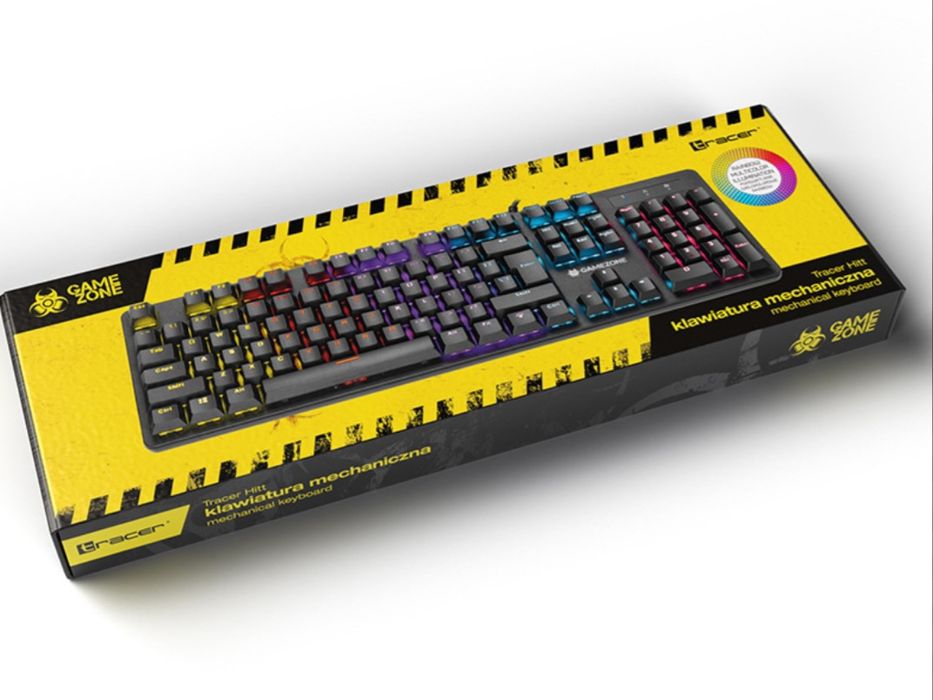 Механична геймърска клавиатура tracer gamezone hitt, черен