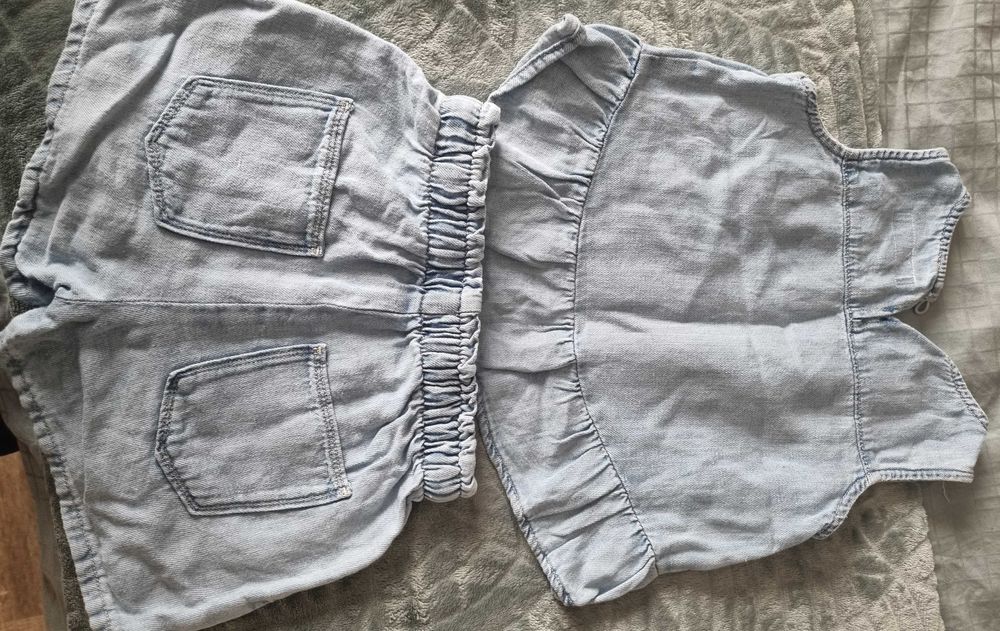 Рокли,панталонки,пола и дънково яке Zara ьа 5-6г годишна госпожица