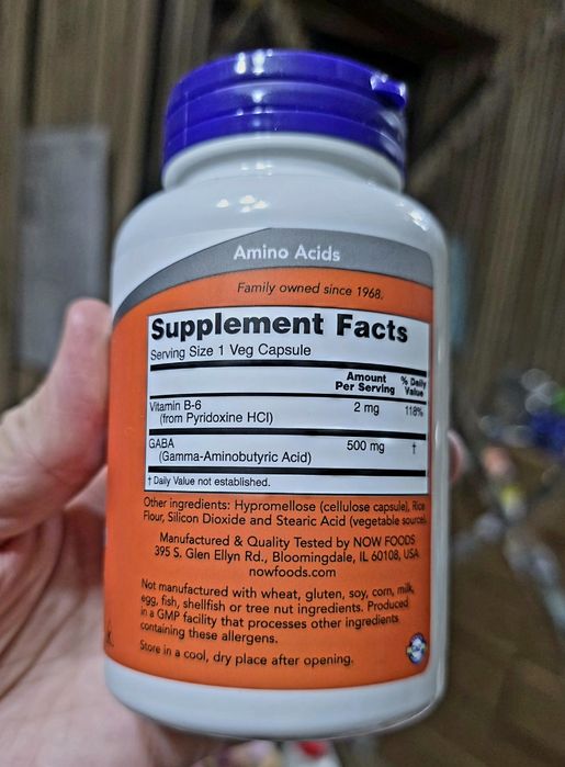 ДОСТАВКИ НЕТ Now Gaba 500mg + B 6 , 100шт 120000сум Made in USA