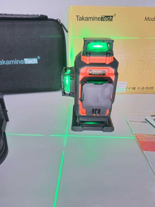 Nivela Laser 4D TakamineTech 16 Linii Control Aplicatie - Nou