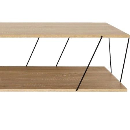 Masuta de cafea Tars stejar-negru 120x48x30 cm