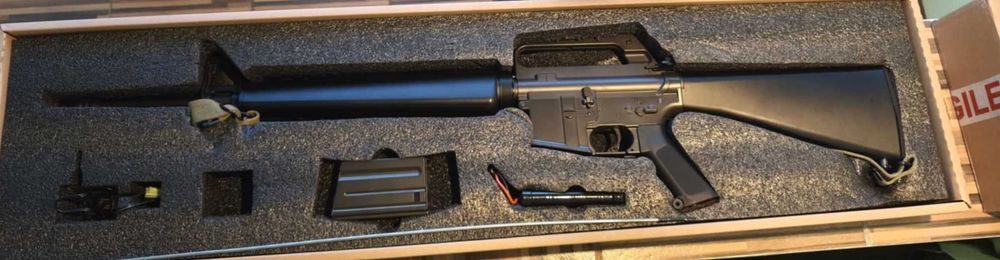 Mitraliera Airsoft M16A1 Cyma Mosfet Edition  cu garantie o luna!