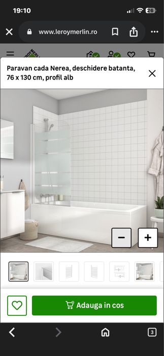 Paravan cada securizat