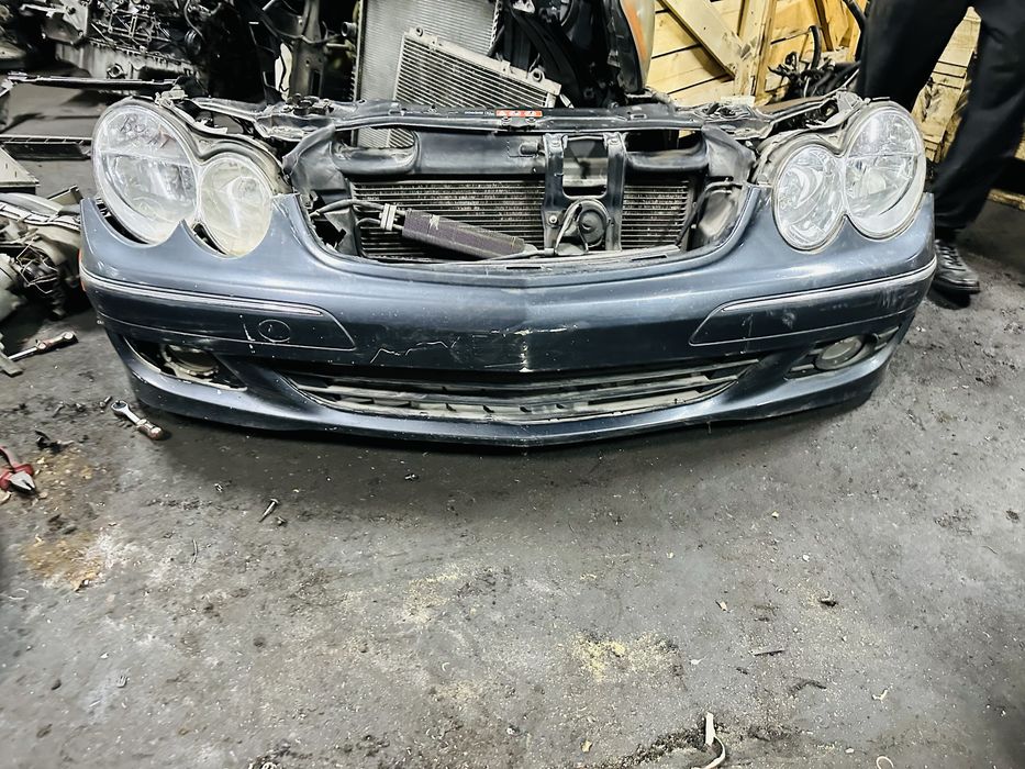 W209 рестайлинг купе ноускат бампер фары радиатор авторазбор мерседес