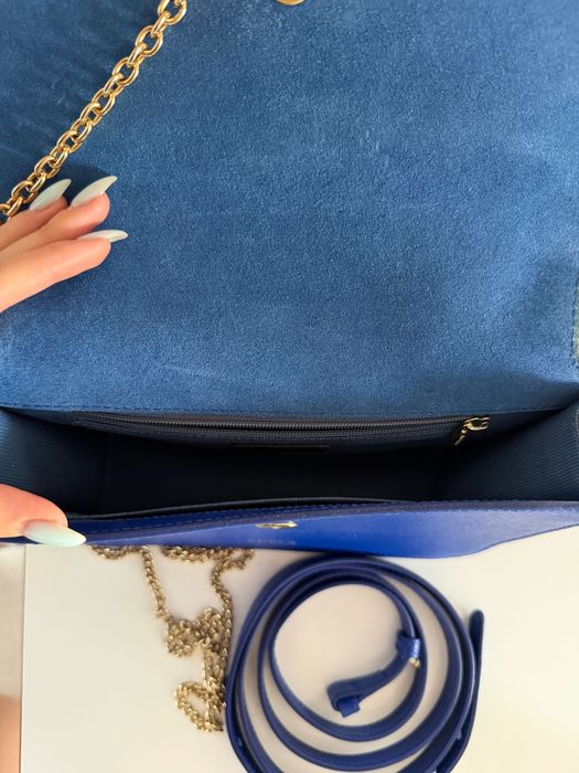 Тъмносиня чанта FURLA