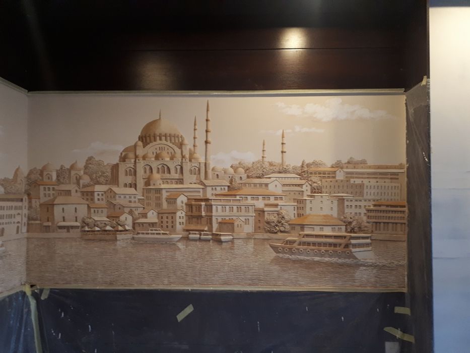 Rassom Рассом. Художник барельеф роспись стень