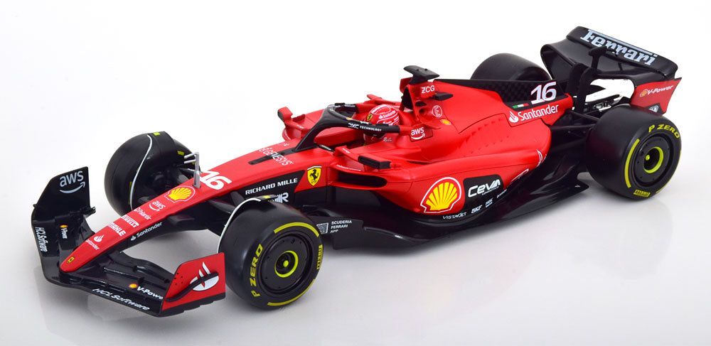 Macheta auto Ferrari SF23 #16 F1 2023 Charles Leclerc  1:18 Bburago
