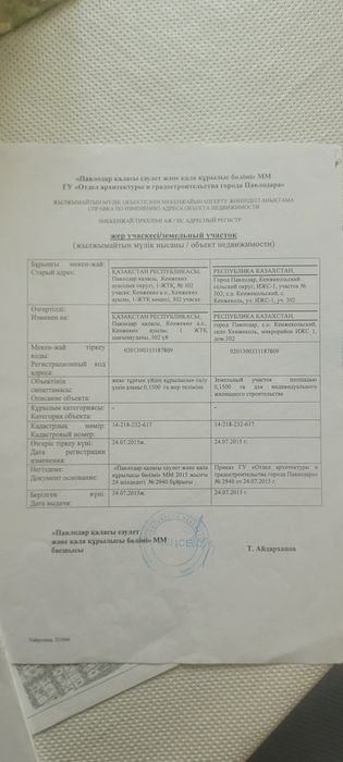 Земельный участок