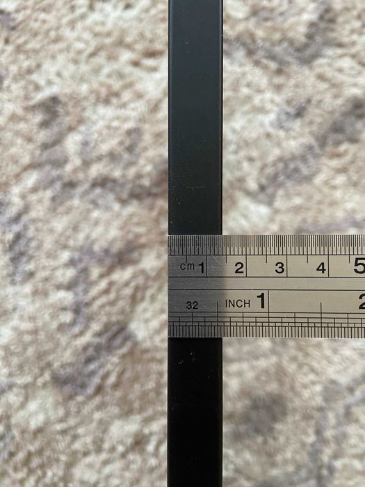 Дървена черна рамка за картина/колаж/снимка с матово стъкло. А3 формат