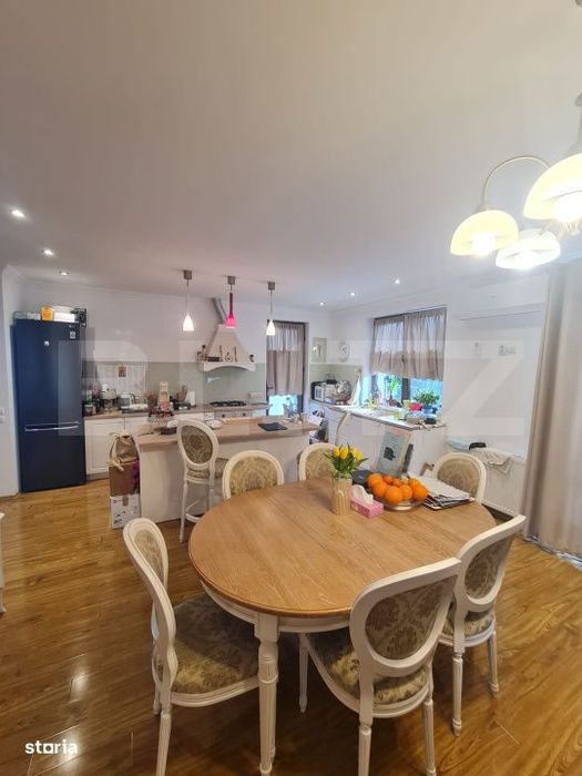 Casa individuala, un singur nivel, 135 mp, 500 mp de teren, acces rest