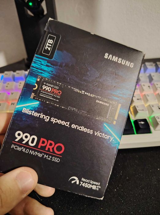 SSD 2 TB Samsung 990 PRO (original)  PC/Xbox/PS5/laptop   NOU 0 ORE FUNCTIONARE