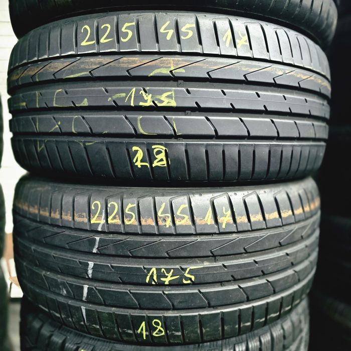 2x 225/45/17 VARA HANKOOK 2018 Stare excelentă