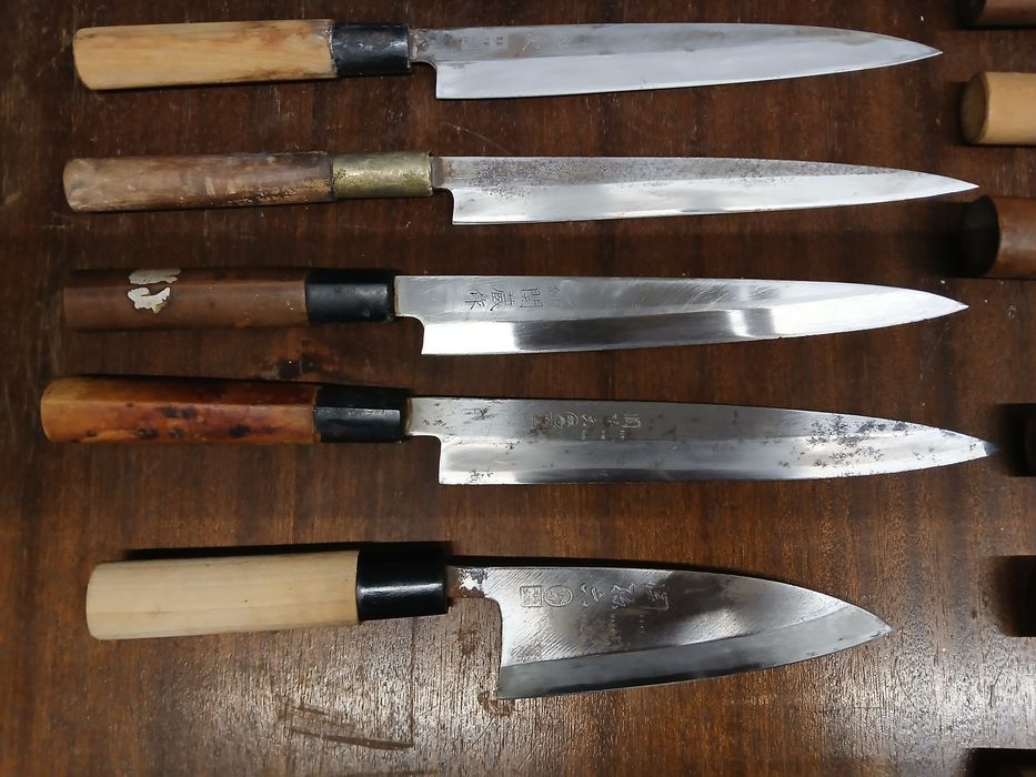 Японски Ножове Деба Сантоку Гиото...