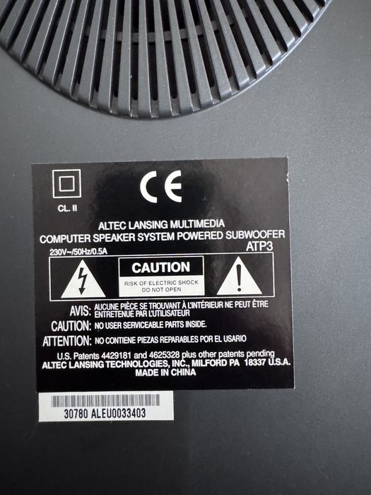 Boxe sistem Altec Lansing 2.1 ATP3