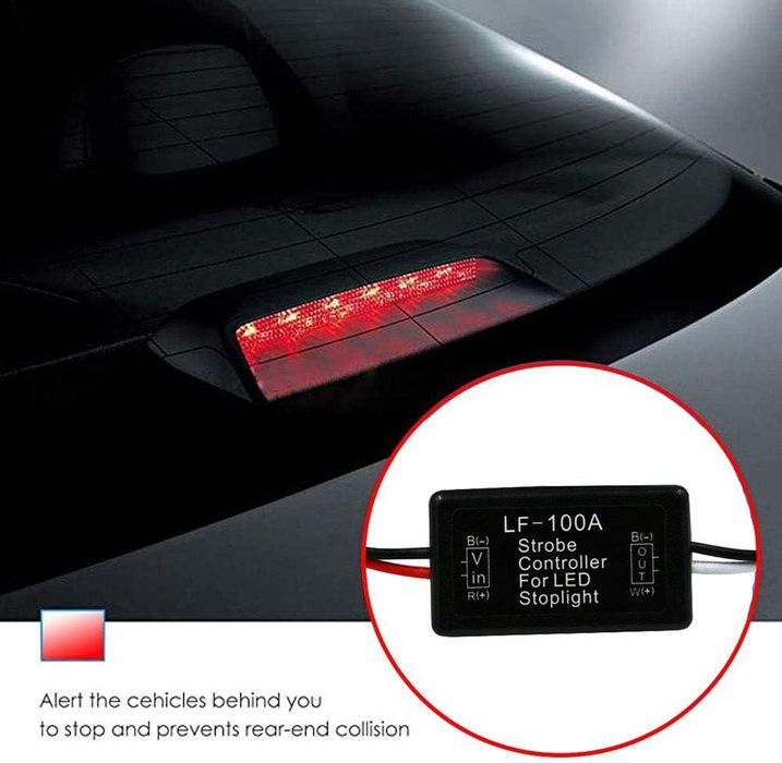Mодул блиц контролер за led стоп-светлина за автомобил flyseen gs ...
