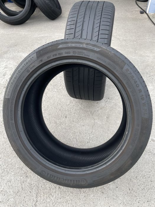 275/40/19 -2бр. Летни гуми  Continental