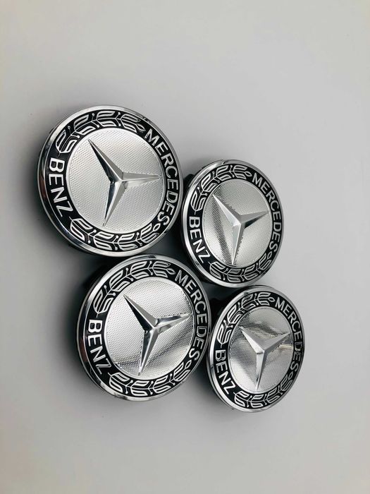 Capace Janta Compatibile Mercedes 72 mm lauri negru