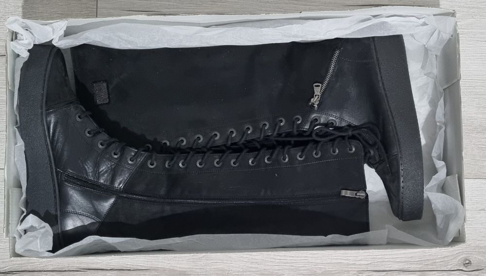 Cizme femei Enzo Bertini negre din piele  Nr38