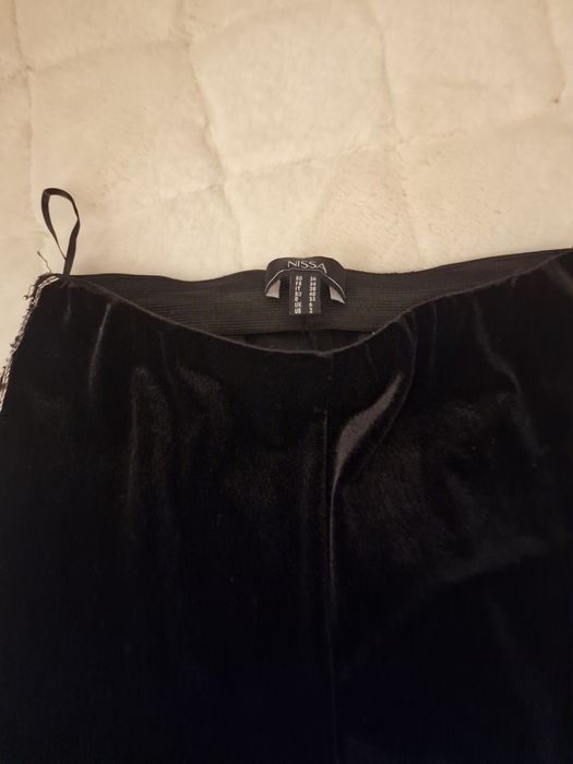 Pantaloni catifea matase Nissa