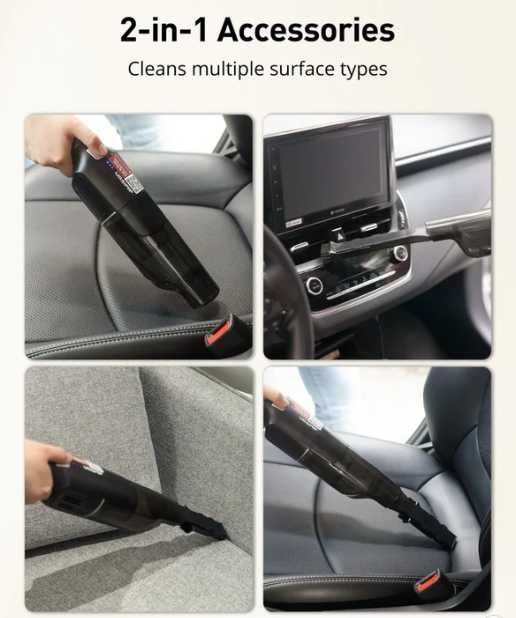 Aspirator de Mana cu Acumulator, Filtru HEPA, NOU