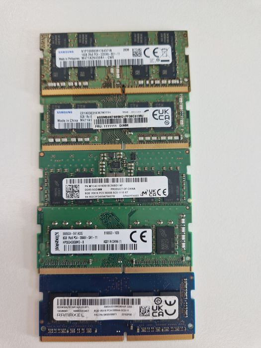 Ram 8/16  GB DDR 4/ DDR 5 3200hz laptop