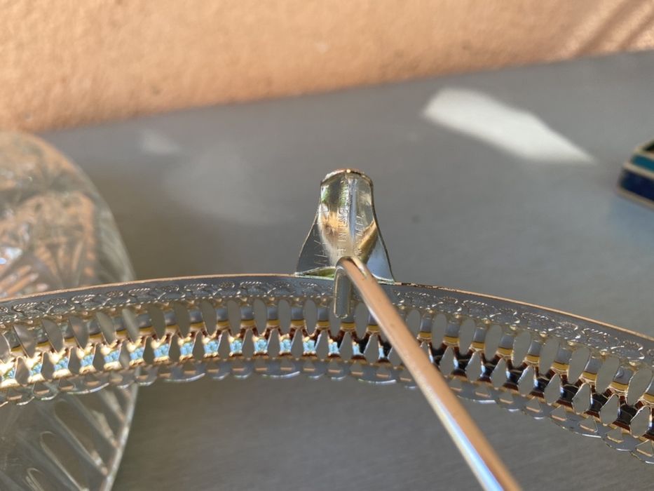 Английски поднос за ядки или бисквити за кафе