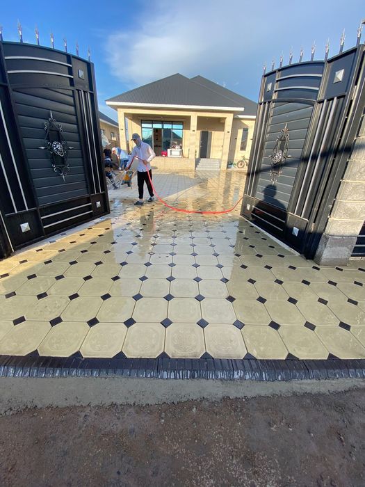 Укладка брусчатки