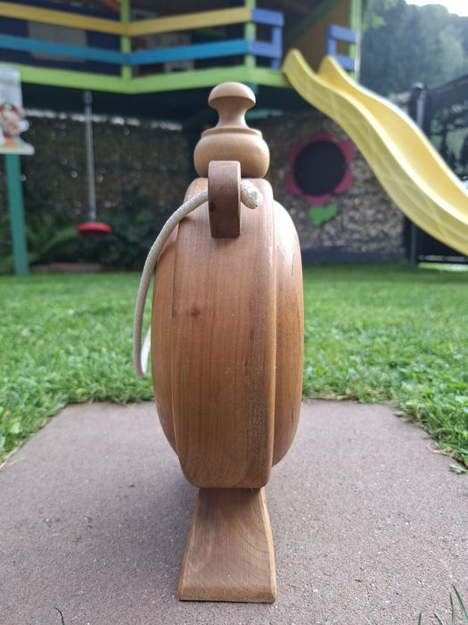 Ploscă tradițională românească din lemn – 1,5 L – rustică