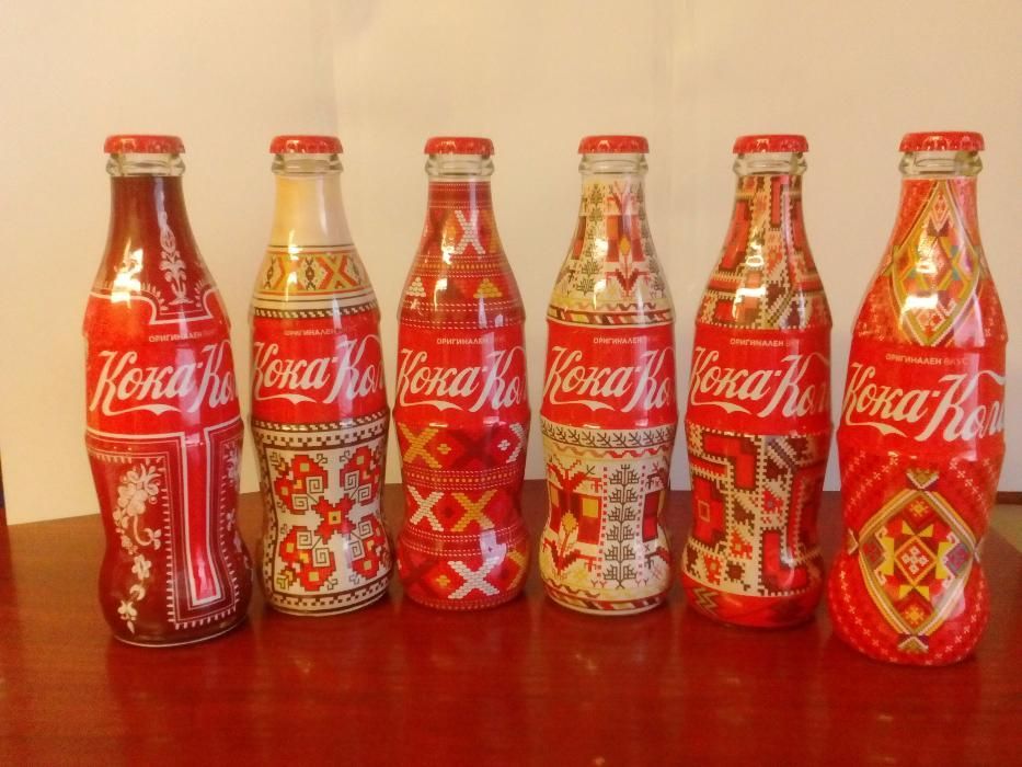 Кока кола бутилки с шевици/Coca cola 0,250ml.
