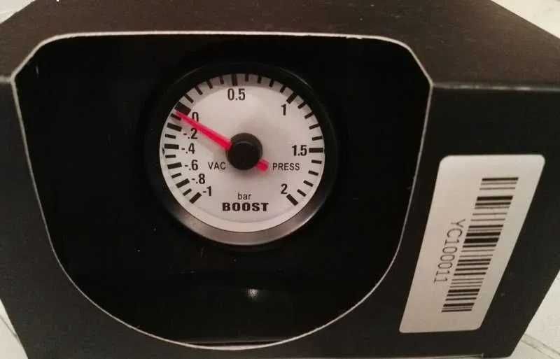 Бустметър,2 бара,с мап сензор,механичен,2 модела,52мм,60мм,Boostmeter