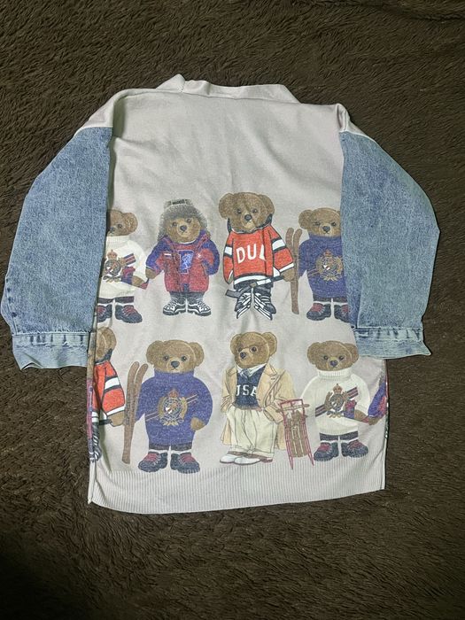 удлиненная кофта на пуговицах