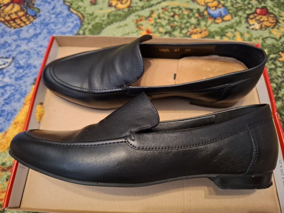 Pantofi dama, piele neagra,40