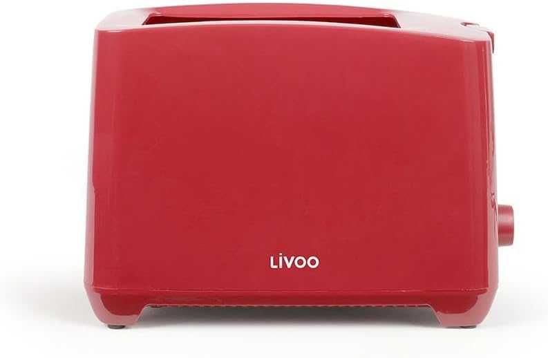 Livoo Тостер, 2 слота 750W, 3функции, 7нива,подвижен колектор за трохи