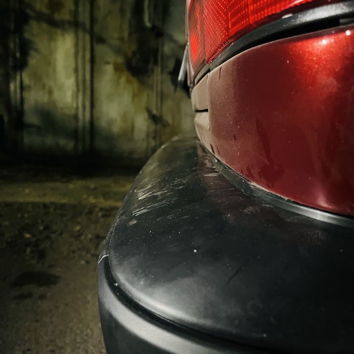 Задний М-тех бампер пластик на bmw e34