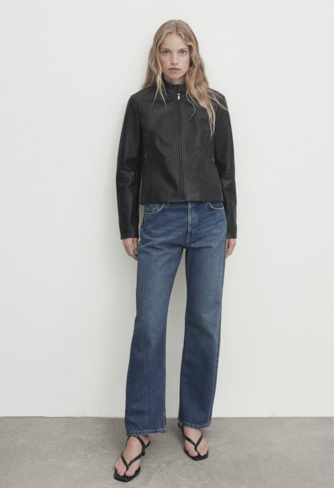 Geaca Massimo Dutti din piele