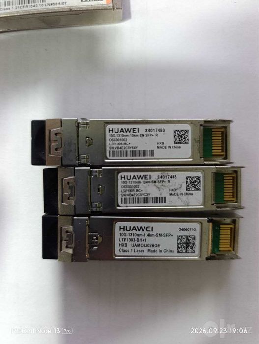 SFP модули Huawey, Nokia, Finisar, JDSU, Avago