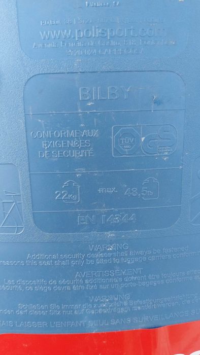 Scaun de bicicleta pt copii. Montare pe spate