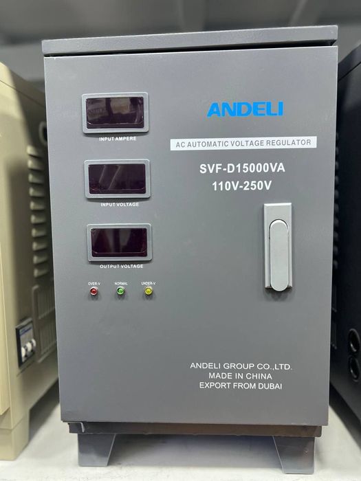 Стабилизатор SVC-D 15000V ANDELI 110~250v Оригинал Со склада